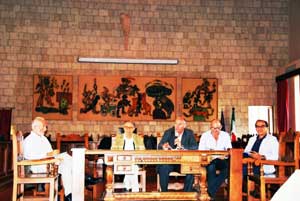 L'architetto Cervellati in un precedente incontro nella sala consiliare