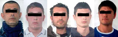 Gli arrestati dell'operazione City