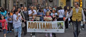 Il corteo per la giornata dei diritti degli animali