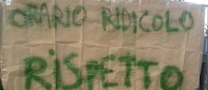 La protesta degli studenti dell'Itis