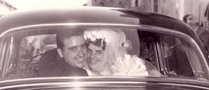 Il giorno del matrimonio di Franco Boccolini e Celeste Ercoli
