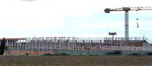 Il cantiere della piscina