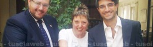 Marisa Vitale con gli assessori Bianchini e Sabatini