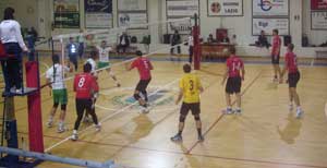 Il match di pallavolo