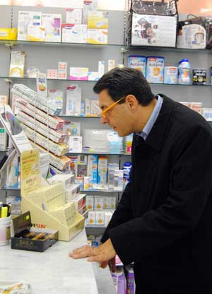 Il sindaco Marini al banco