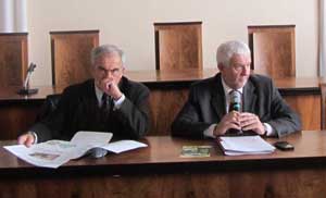 L'assessore provinciale Simeone e il presidente della Camera di commercio Palombella