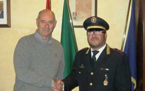 Il sindaco Mazzola e il tenente Fratini