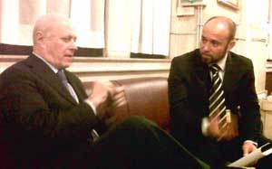 Bruno Tabacci a colloquio con Luigi Cortesi alla Camera dei deputati