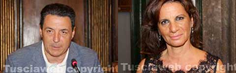 Da sinistra il sindaco Giulio Marini e la senatrice Laura Allegrini
