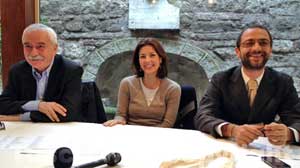 Ugo Sposetti, Alessandra Moretti e Andrea Egidi