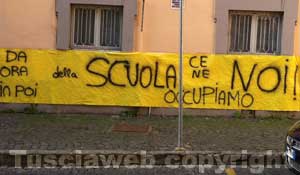 L'istituto Santa Rosa occupato