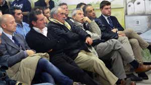 Il vicesindaco di Viterbo Buzzi e Alessandro Romoli (Udc) tra il pubblico