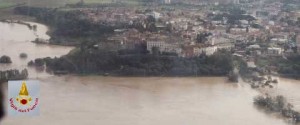Maltempo - L'esondazione del Fiora nel 2012
