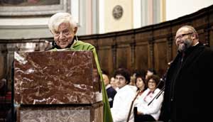 Don Antonio Mazzi con Salvatore Regoli