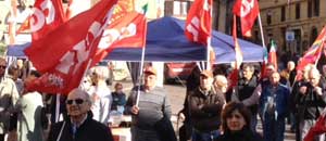 La Cgil in piazza