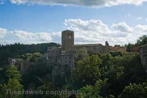 Una veduta di Bassano in Teverina