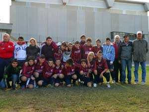 I ragazzi del Tarquinia calcio