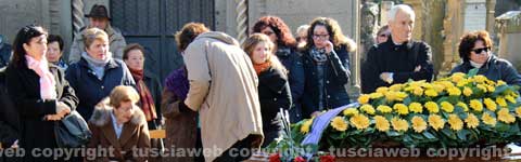 Il funerale di Giovanna Strich