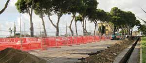 Il cantiere alla stazione ferroviaria