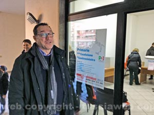 Il rettore Mancini vota alle primarie del Pd