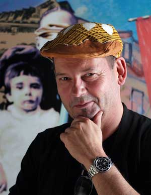 L'artista Werner Stadler