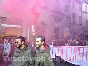 La protesta degli studenti