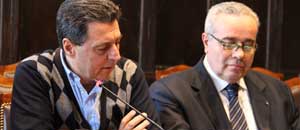 Il sindaco Marini e il consigliere Bennati