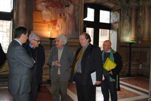 Marini, Pazienti Bentivoglio, Orlandini e Buchicchio alla mostra delle virtù profanate