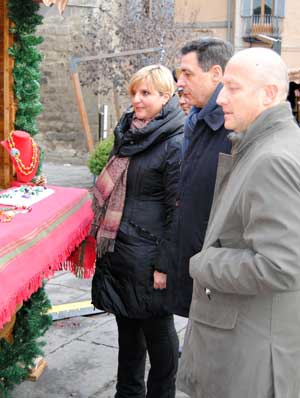 Marini, Buzzi e Temperini al mercatino