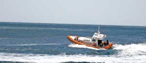 La guardia costiera in azione