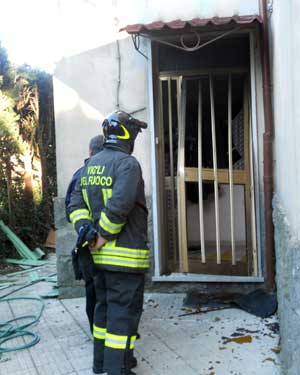La palazzina in cui è avvenuta l'esplosione