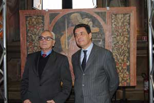 Il procuratore capo Pazienti e il sindaco Marini