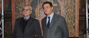 Il procuratore capo Pazienti e il sindaco Marini