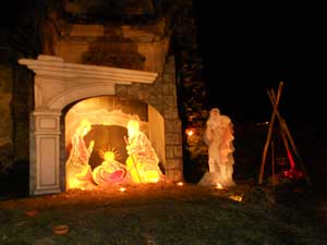 Il presepio sotto le stelle