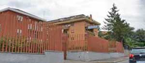 La caserma dei carabinieri di Civita Castellana