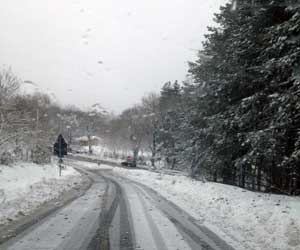 Neve sulla Cassia Cimina