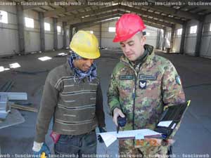 Felice Cianfana al lavoro a Herat