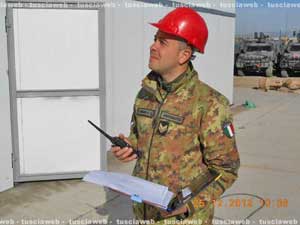Felice Cianfana al lavoro a Herat