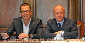 Andrea De Simone (Confartigianato) e il vicesindaco Luigi Buzzi