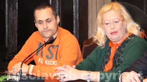 Stefano Buzzi (Avis) e Paola Massarelli (Admo)