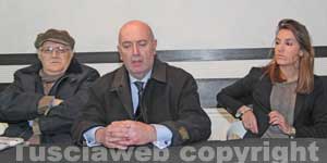 Mauro Innocenzi con Enrico e Dalila Corsini