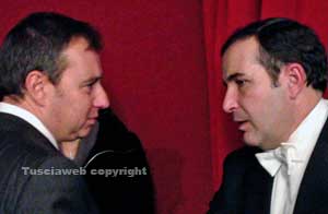 Il maestro Vignati con il presidente di Unindustria Merlani