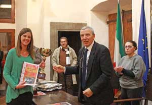 Olivieri premia Gregori della Zona Olimpica