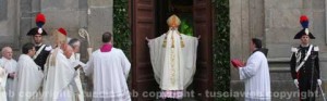L'apertura della porta santa a Bolsena