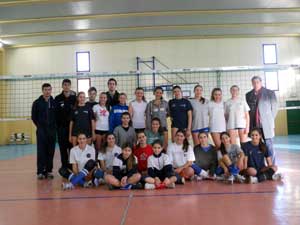 Le atlete del campo invernale