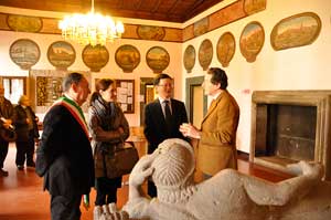 La visita dell'ambasciatore sudcoreano