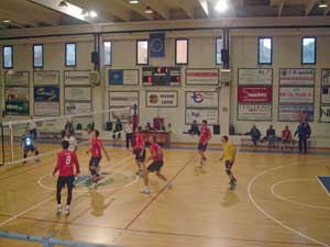 Un'azione della Egi volley
