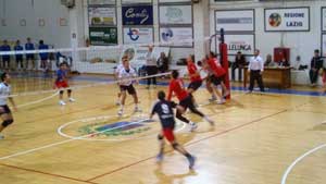 Un'azione della partita