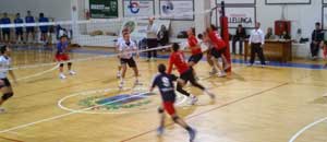 Un'azione della partita