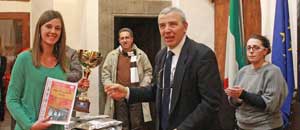 Olivieri premia Gregori della Zona Olimpica